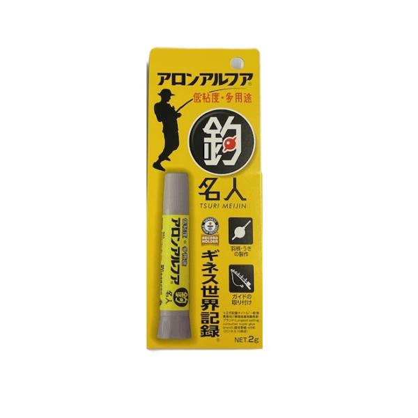 低粘度 浸透接着・すき間への流し込みが可能 羽根・うきの製作・仕掛けづくり ガイドの取付・竿の修理 レジャー用品の修理 模型・玩具の製作・補修 自動車の部品補修 装飾品の補修