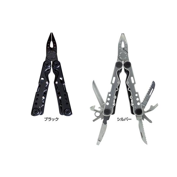 超多機能13ツールのプライヤー13ツールのステンレスプライヤー。これ1本でプライヤー、ペンチ、ワイヤーカッター、ナイフ、ウロコ落とし、缶切り、プラスドライバー、マイナスドライバー(小)、マイナスドライバー(大)、ヤスリ、ノコギリ、突き切り、...