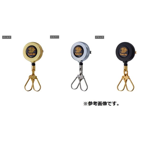 耐久性に優れたステンレスボディ＆ステンレスピンを採用。ピンで装着後も、どの方向でも引き出しやすい360度回転方式。ロープ部（約45cm）は丈夫でスベリのよいPE素材です。素材：ステンレススチール品番：SFP-1027