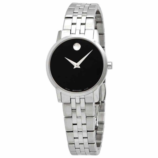 movado museum classic stainless steel