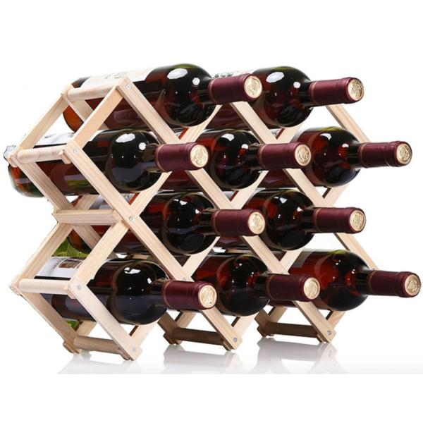 折りたたみ式 ワインラック 木製 ホルダー ワイン シャンパン ボトル 収納 ケース スタンド インテリア 10本収納 Buyee Buyee Japanese Proxy Service Buy From Japan Bot Online