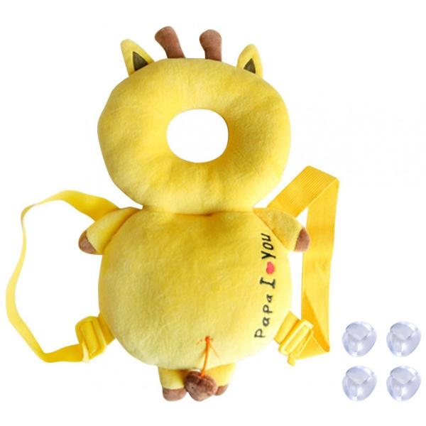 赤ちゃん 乳幼児用 ごっつん防止 後頭部を保護 安全パッド で 衝撃吸収 やわらか リュック きりん Buyee 日本代购平台 产品购物网站大全 Buyee一站式代购 Bot Online
