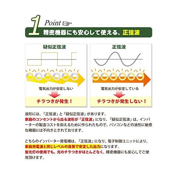 メーカー公式ショップ Dream Link ドリームリンク 正弦波インバーター発電機00va 2 0kva 電圧100w セルスタート機能付き 低振動 防音 安心の定価販売