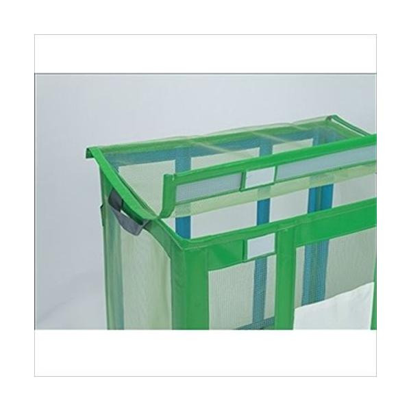 テラモト 自立ゴミ枠 折りたたみ式 緑 DS-261-001-1 900×600×800mm 折りたたみ式 自立ゴミ枠 430L DS-261