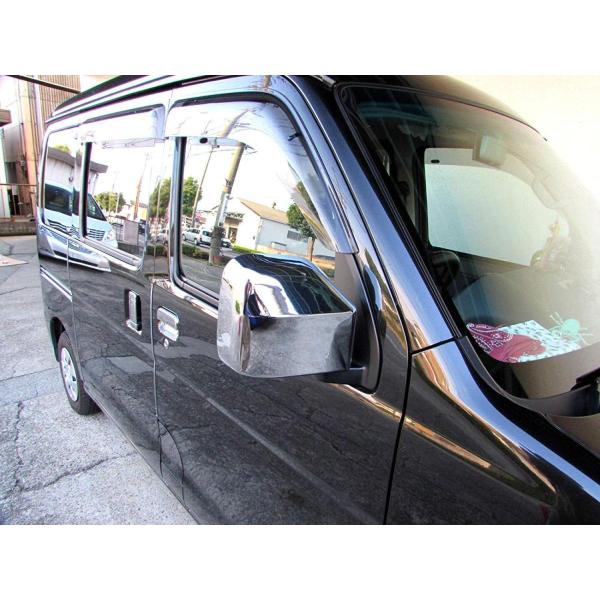 Brightz ハイゼットカーゴハイブリッド S3v S3v改 S3 Mir Sid 040 Fタイプ メッキドアミラーカバー 完売