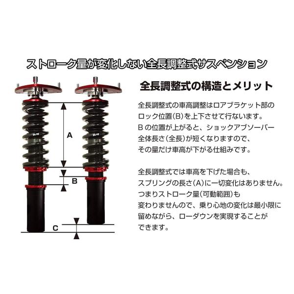 Blitz ブリッツ 車高調 自動車 レンチ付 車用工具 修理 ガレージ用品 Golf Vii Gti 修理 補修用品 Auchh フロント サスペンション リア 全長調 4本セット 世田谷セレクション ダンパー