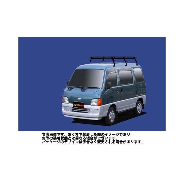 ルーフキャリア Ph238b サンバーディアス Tv1 Tv2 感謝価格 Tw1 タフレック Pシリーズ Tu Tw2 スチール ブラック塗装