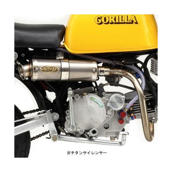 Outexスポーツupマフラー アルミ マフラー 641 Daytona デイトナ マフラー バイク モンキー ゴリラ 世田谷セレクション