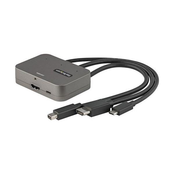 fBXvCA_v^[/USB-C mDP HDMI - HDMI/4K60Hz/BK ڈ݌=