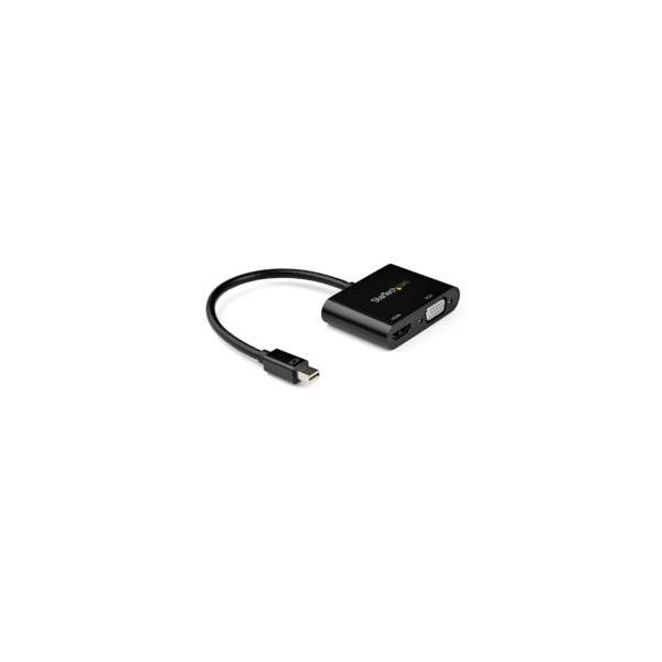MDP2VGAHD20 Mini DisplayPort - HDMI VGAϊA_v^ 4K/60Hz 񂹏i