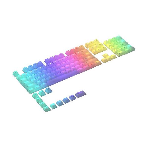 Glorious - Polychroma Universal RGB Keycaps for 100% 85% 80% TKL 60% Compact 75% Mechanical Keyboards - Translucent
