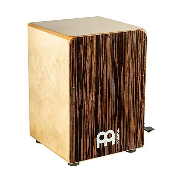 ebony bass cajon with snare pedal ebony frontplate ���񂹏��i