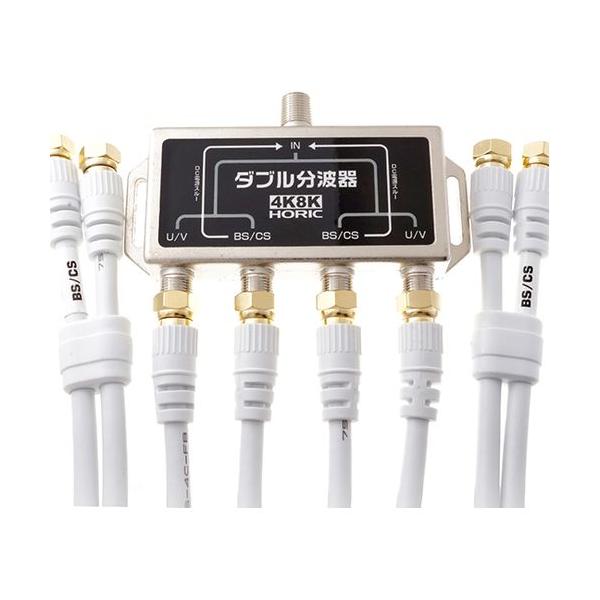 他サイト： アンテナダブル分波器 BS/CS/地デジ対応 W分波器 50cmケーブル付き メーカー在庫品の商品画像