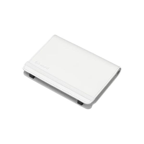 CASIO カシオ計算機 XD-SAシリーズ用 電子辞書ケース ブックカバータイプケース XD-CC2605WE ホワイト EX-word