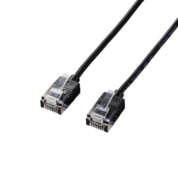 LAN�P�[�u�� Cat6A �X�[�p�[�X���� 7m �u���b�N LD-GPASS/BK7 ���[�J�[�݌ɕi