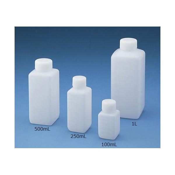ニッコー Jボトル角型 細口（ナチュラル） 500mL 滅菌済 100本 1543-03
