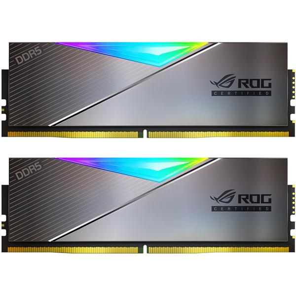 【A-DATA Technology。XPG LANCER RGB ROG CERTIFIED Black DDR5-6600MHz U-DIMM 16GB 32-44-44 DUAL COLOR BO】