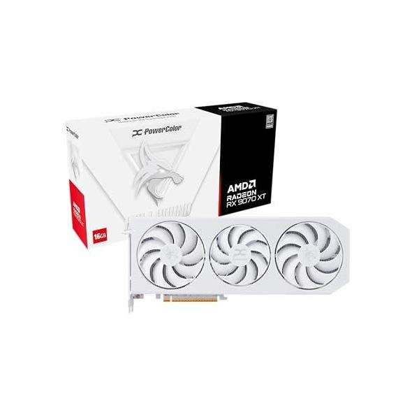 Hellhound Spectral White AMD Radeon RX 9070 XT 16GB GDDR6 取り寄せ