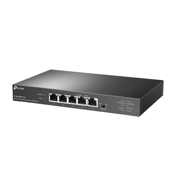 5ポート2.5G デスクトップスイッチ（PoE++4ポート搭載） 目安在庫=△