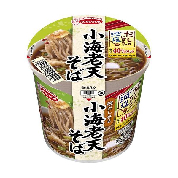 他サイト： だしの旨みで減塩小海老天そば４２ｇ（12個） 取り寄せ商品の商品画像