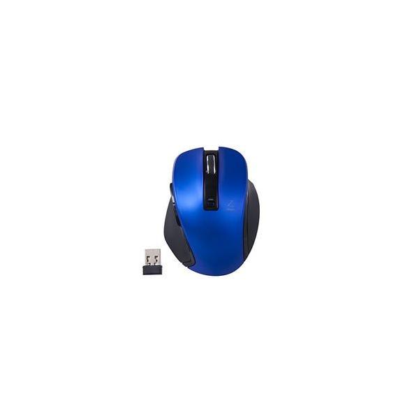 2.4GHz ���C�����X�}�E�X 5�{�^�� Blue LED S�T�C�Y �u���[ ���񂹏��i