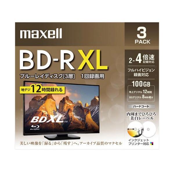 【マクセル株式会社】 検索キーワード:Ｍａｘｅｌｌ 記憶メディア|Blu-ray Disc メーカー型番:BRV100WPE.3J