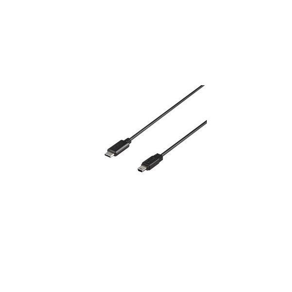 BU2CMN05BK USB2.0�P�[�u�� C-miniB 0.5m �u���b�N ���񂹏��i