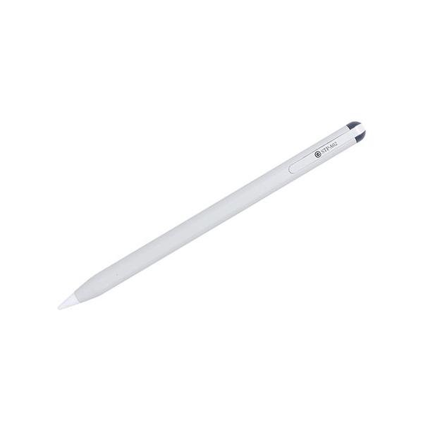 【高感度なペン先で文字がスラスラ書ける ペンの角度で太さが変わる傾きセンサー搭載】 検索キーワード:ミヨシ モバイルアクセサリー|スタイラス（モバイル） メーカー型番:STP-A02/WH STPA02/WH