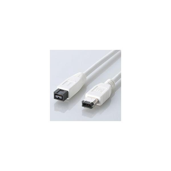 IEEE1394b FireWire�P�[�u�� 9pin-6pin 1.0m IE-961WH ���[�J�[�݌ɕi