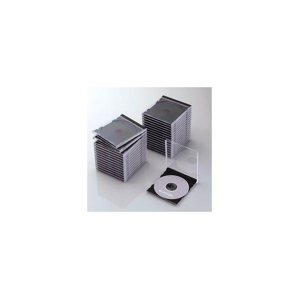 エレコム　ELECOM　Blu-ray/DVD/CDケース(標準/PS/1枚収納)　CCD-JSCN30BK