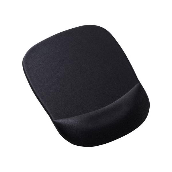 訳あり新品 低反発リストレスト付きマウスパッド ブラック MPD-MU1NBK2 サンワサプライ 外装に傷・汚れあり