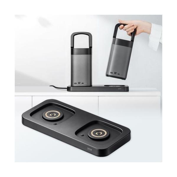 【ハンドル一体型モバイルバッテリー（BTL-RDC36）を置くだけで充電ができる専用充電トレイ。】 検索キーワード:サンワサプライ|SANWA SUPPLY バッテリー／ACアダプター|バッテリー メーカー型番:BTL-RDC36CTR B...