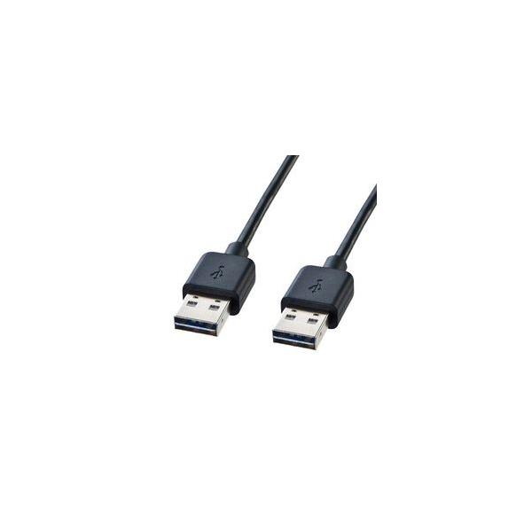 ���ʑ}����USB�P�[�u��(A-A�^�C�v) 0.5m �u���b�N KU-RAA05 ���[�J�[�݌ɕi