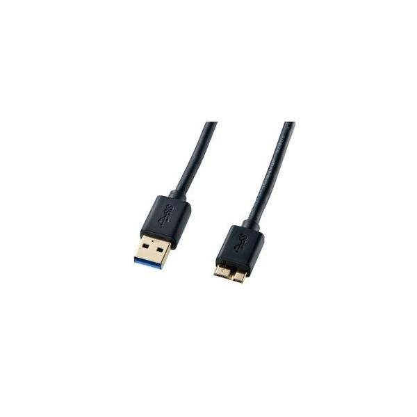 USB3.0}CNP[u(A-MicroB) 0.5m ubN KU30-AMC05BK [J[݌ɕi