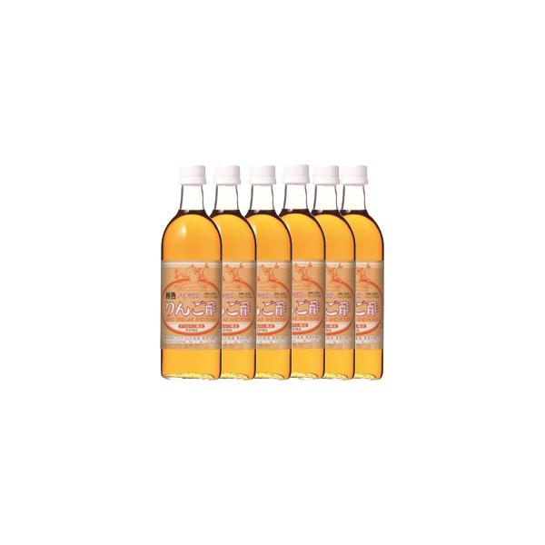 カネショウ 青森の味！フルーツビネガー ハチミツ入りんご酢（樽熟成）【500ml 6本】 目安在庫=○