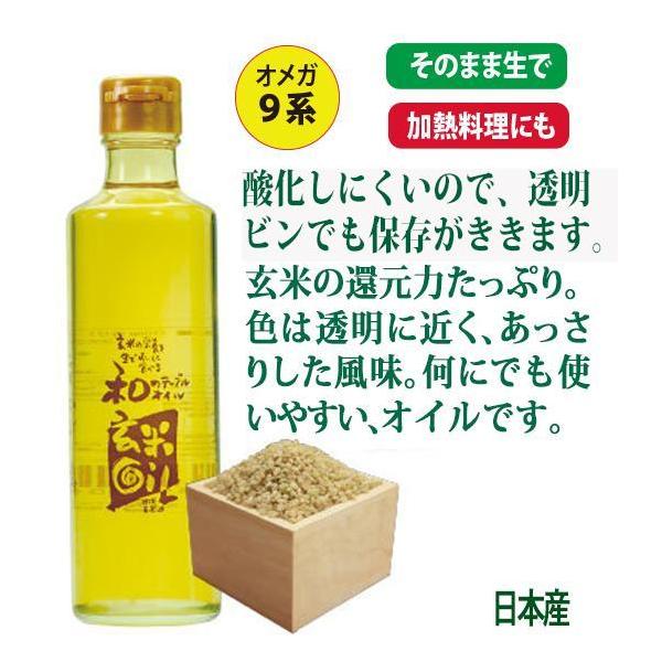 低温圧搾 米油 国産 和の玄米オイル 255g  ガンマオリザノール γ‐オリザノール トコトリエノール 食物繊維 植物ステロール