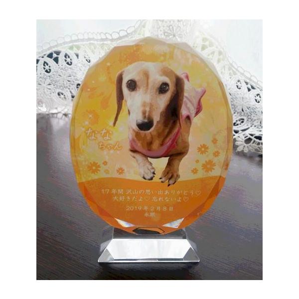 忘れられない大切なペットの想い出を?永遠?に形として残しませんか？＝＝＝＝＝＝＝＝＝＝＝＝＝＝＝＝＝＝＝＝＝＝＝＝＝＝＝＝＝＝＝＝＝＝非常に透明度が高い?クリスタルガラス?にお客様から頂いた写真とメッセージを表面に特殊印刷します。プロの技術...