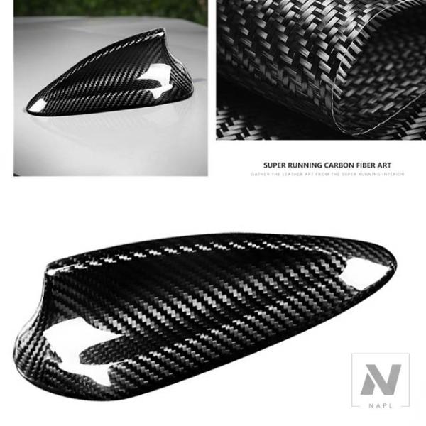 【並行輸入品】カーボンルーフエアリアルシャークフィンアンテナカバーキャップシェル BMW 1 2シリーズ F20 F21 F45 X1 F48 X5 F15 X