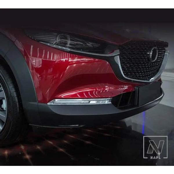 【並行輸入品】マツダ CX30 CX-30 2020-23 用 ABS フロント リア フォグランプ 装飾ライトバー カバー シッカー トリム
