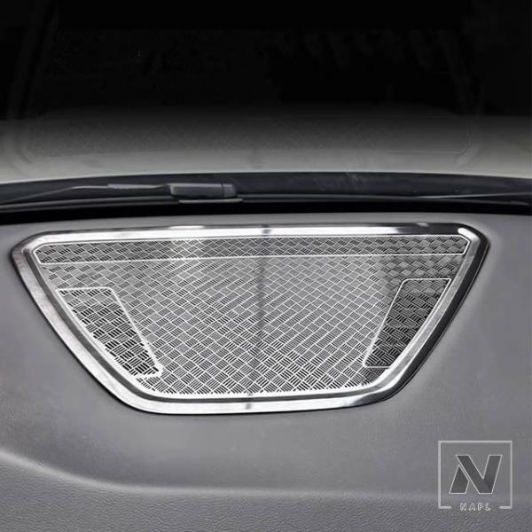 【並行輸入品】BMW X1 IX1 U11 2023 2024用 カーセンターコントロールスピーカーカバー オーディオホーン装飾フレーム ステンレス