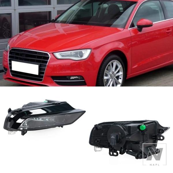 並行輸入品 アウディ A3 8V RS3 S3 ハッチバック 2012 2013-2016 フォグランプ フロントバンパーライト ドライビングライト