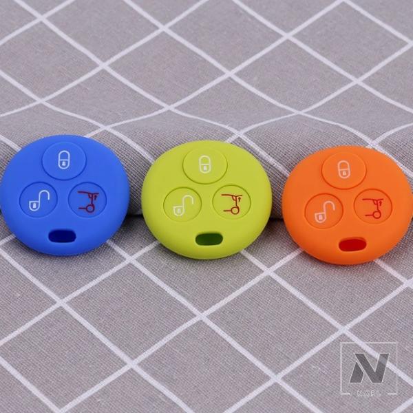 並行輸入品 スマート フォーツー 450 フォーフォー ロードスター キーケース 3ボタン シリコン