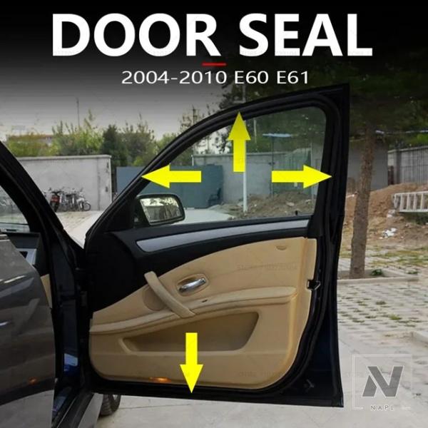 並行輸入品 BMW 5シリーズ E60 E61 525i 530i 535i 550i M5 51217033787 2004-2010 フロントドア ウェザー