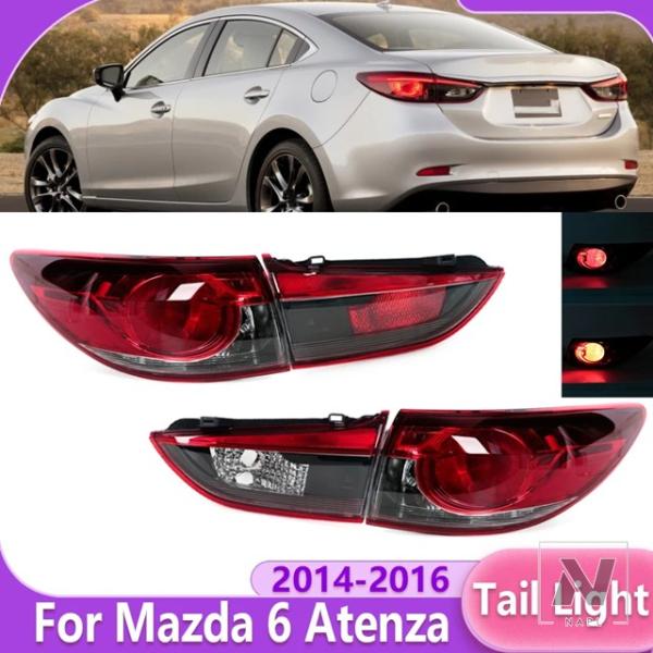 並行輸入品 マツダ6 アテンザ 2014 2015 2016 用 テールライトアセンブリ リアウィンカーライト ブレーキランプ フォグランプ バックランプ テー