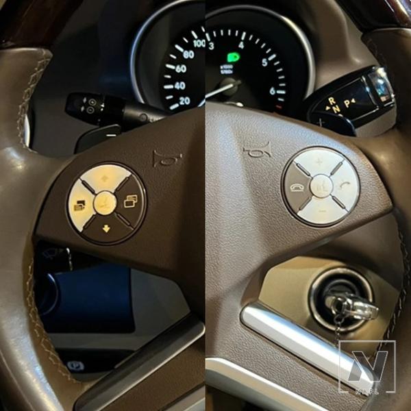 並行輸入品 メルセデスベンツ ML GL W164 Rクラス W251用多機能カーステアリングスイッチボタンオーディオコントロールボタン