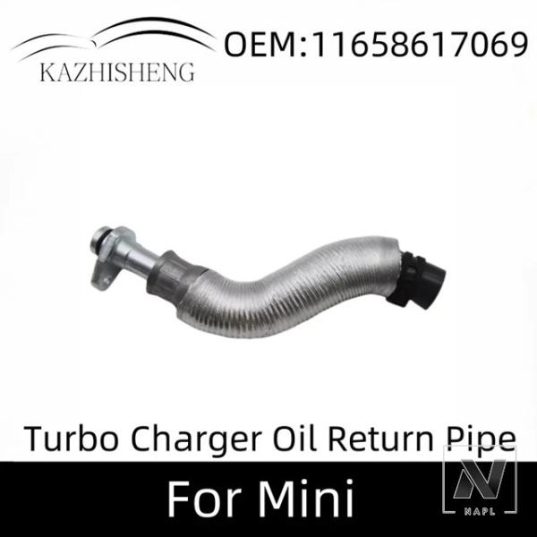 並行輸入品 11658617069 ミニクーパーSクラブマンロードスターペースマン R55R56R57R58R59R60R61用ターボチャージャーオイルリターン