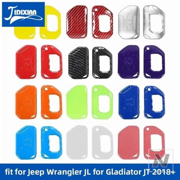 並行輸入品 ジープ ラングラー JL グラディエーター JT 2018-2026 用カーキーケースシェル装飾カバー