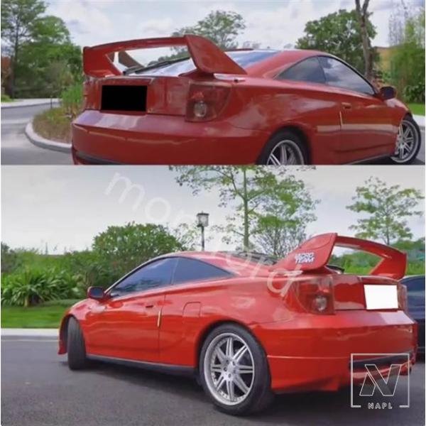 まな！トヨタ　セリカ2000GT用　社外リアスポイラー！FRP製？ 並行輸入品 トヨタ セリカ用リアトランクスポイラー 2000-2005 LED ABS