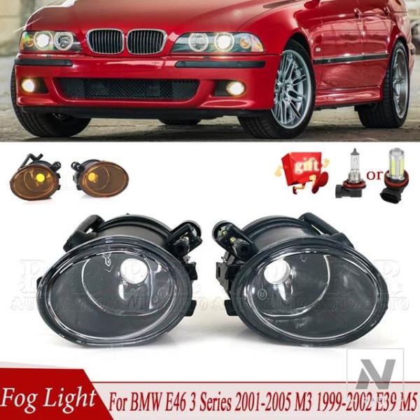【並行輸入品】BMW フォグライト フロントバンパー フォグランプ E46 3シリーズ 2001 2002-2005  M3 1999-2002 E39 M5 