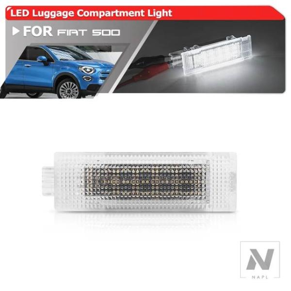 並行輸入品 フィアット 500 500L 500X パンダ クロマ リトモ キャンバス LED ラゲッジコンパートメント インテリア トランクライト カーテシカ